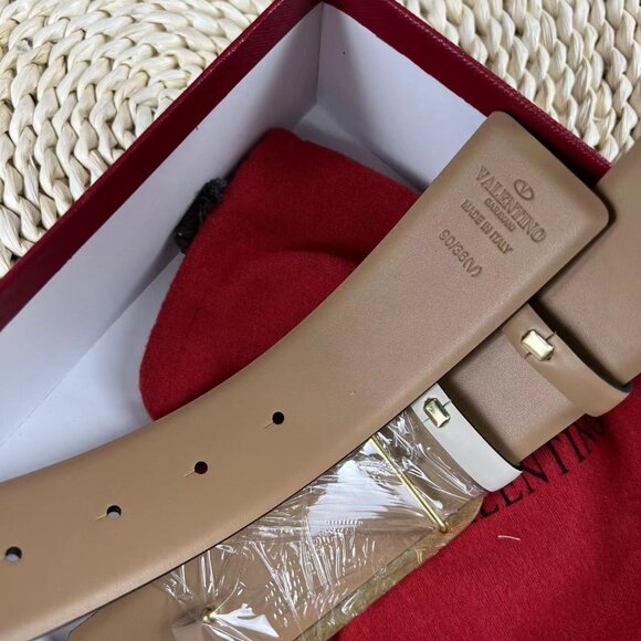 REVERSIBLE VLOGO SIGNATURE BELT IN GLOSSY CALFSKIN 20 MM - Picture 4 of 5